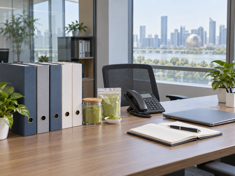 Matcha supplier USA account instructions organized for purchasing staff