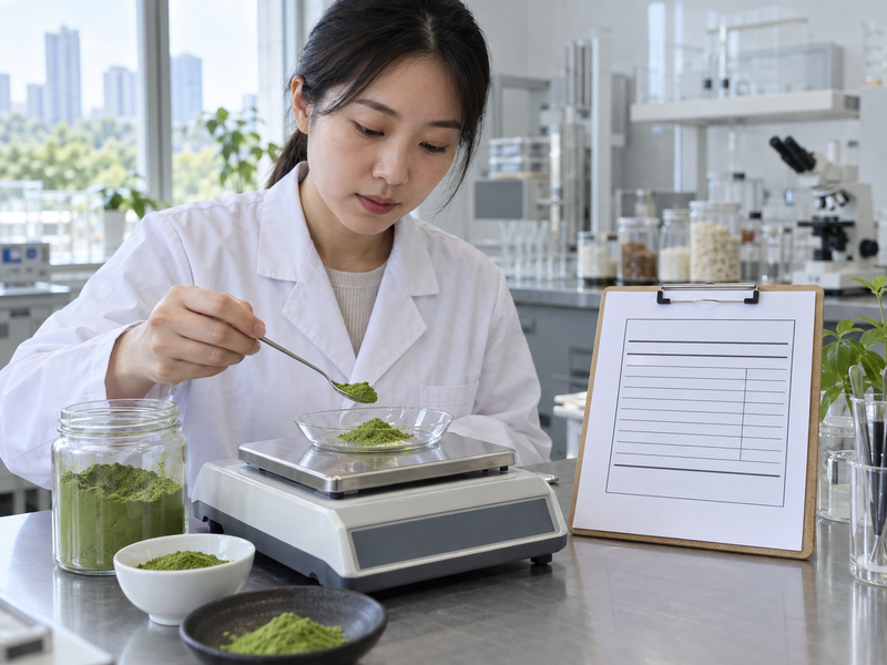 matcha nutrition facts quality check