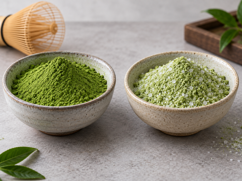 What Is on a Plain Matcha Powder Label
