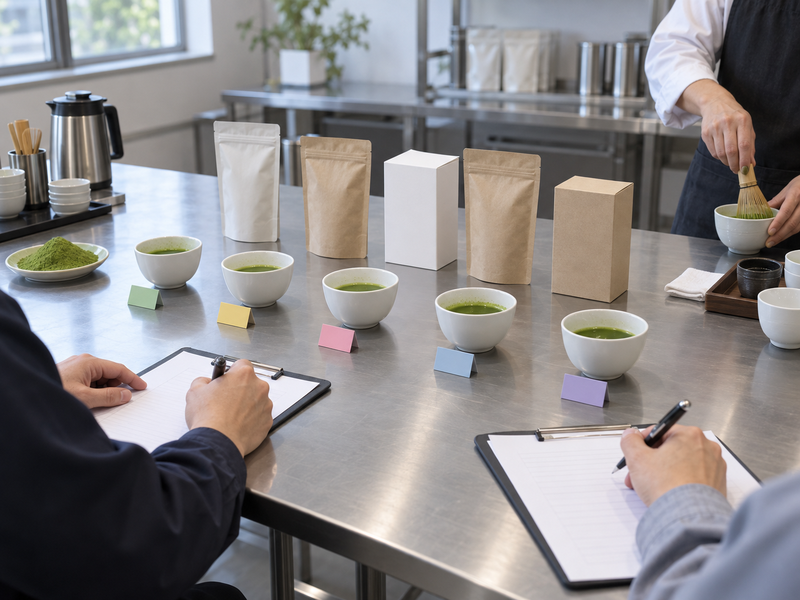 Independent supplier sample observations before a team comparison