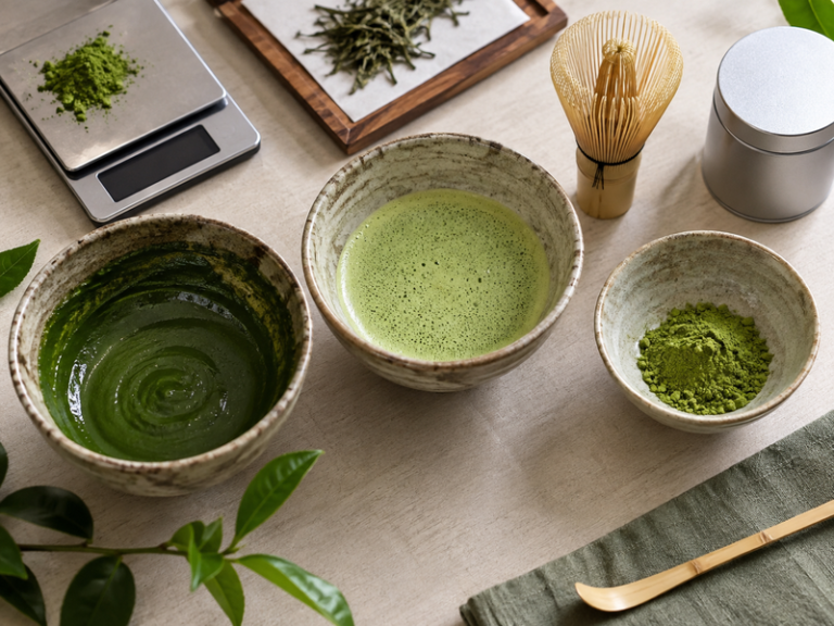Ceremonial grade matcha supplier assortment for distinct bowl-service roles