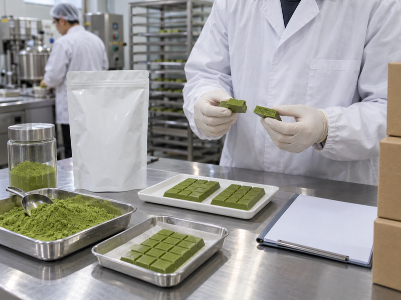 Factory trial chocolate and its powder specification reviewed together