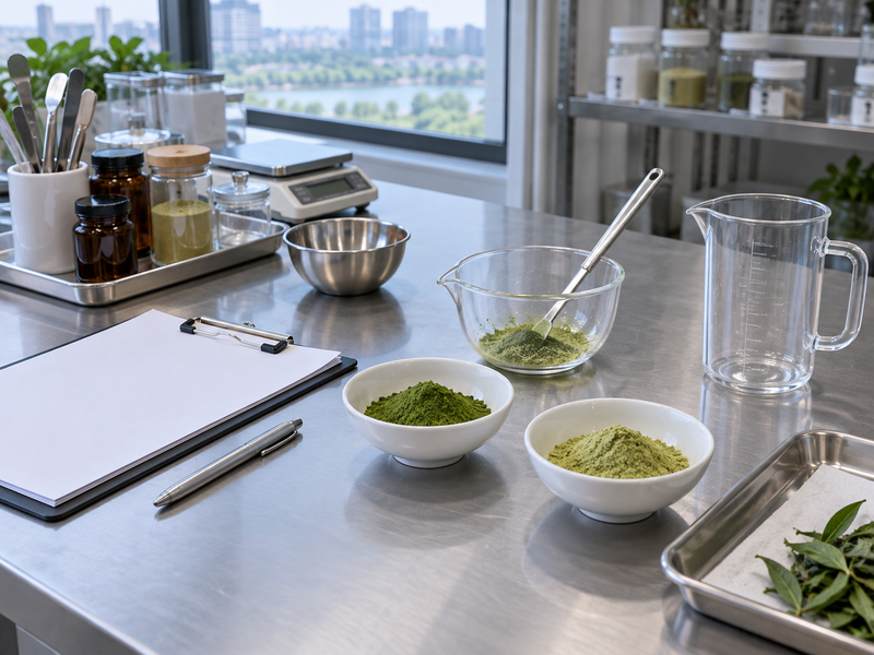 OEM matcha supplier project samples prepared for application development
