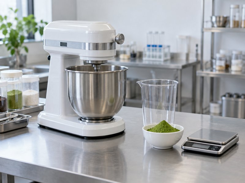 OEM matcha supplier application method with mixing tools