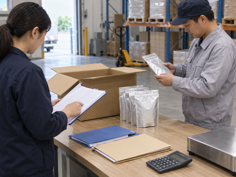 Actual shipment invoices reconciled with received matcha quantity