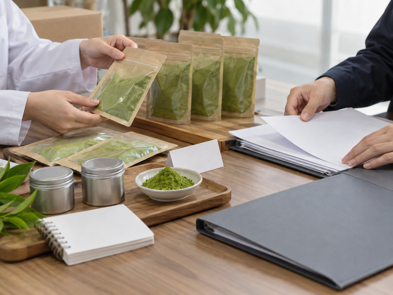 Matcha supplier onboarding activation materials with approved product identity