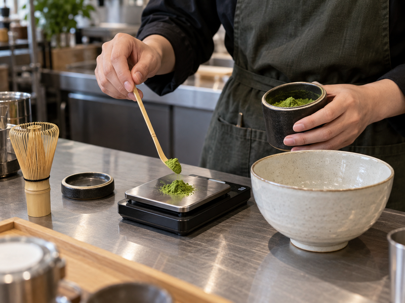 matcha measurements quality check