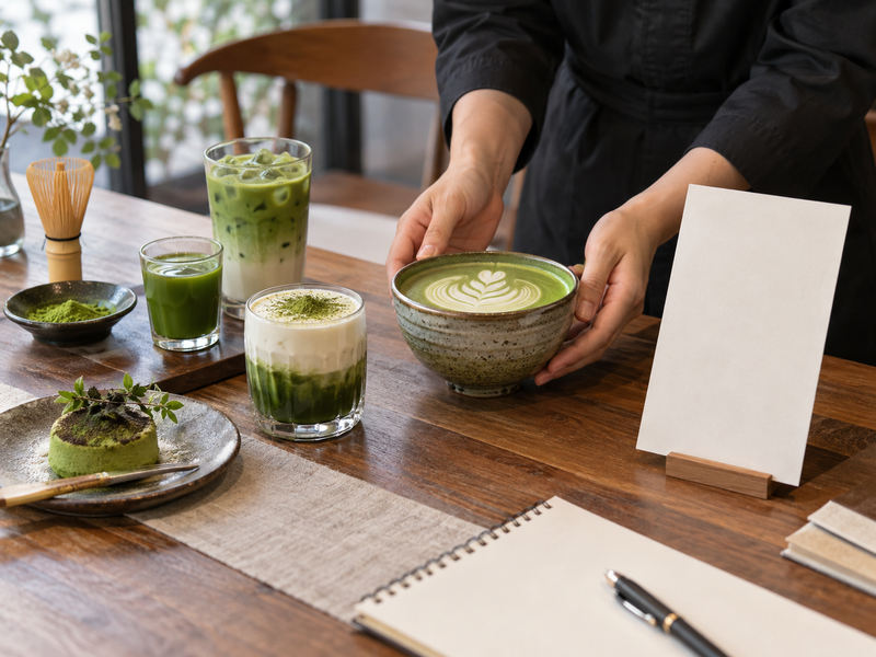 How Should a Café Describe Matcha on the Menu
