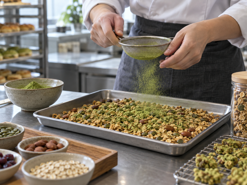 How Can Matcha Be Added to Granola