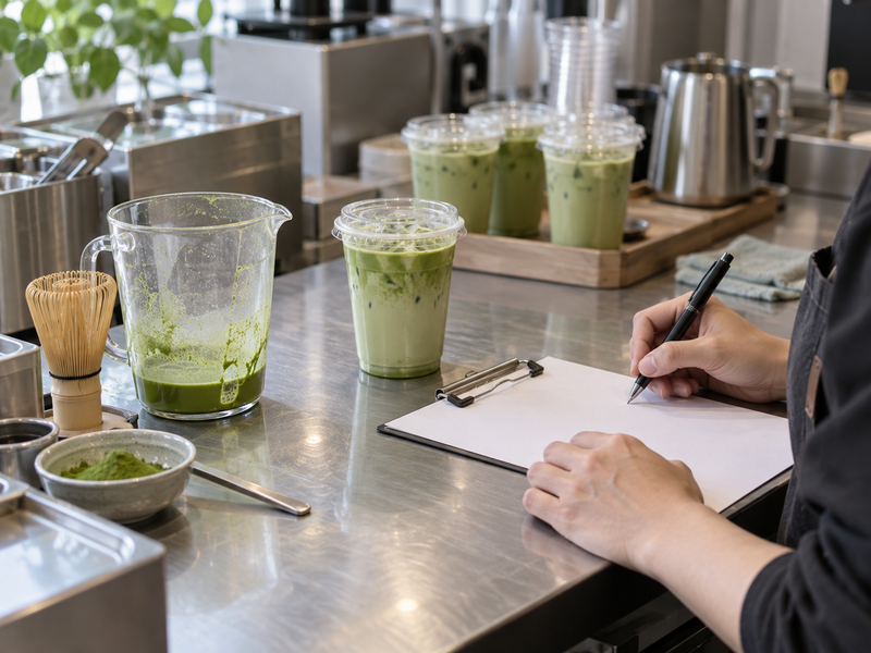 matcha profit margin waste accounting