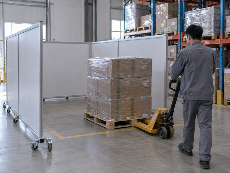 A sealed ingredient pallet kept separate pending quality release