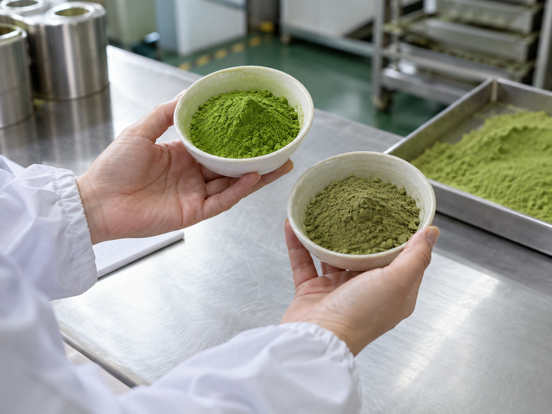 matcha storage quality check