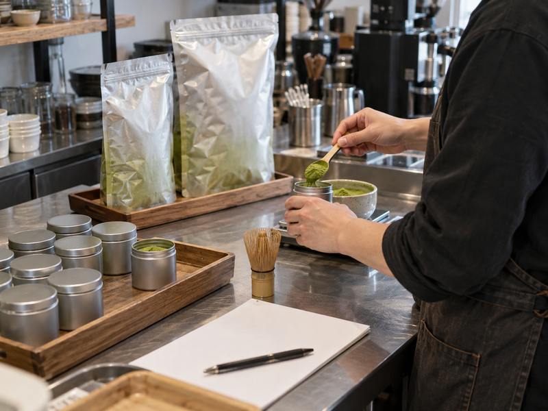 matcha wholesale vs retail channel purpose