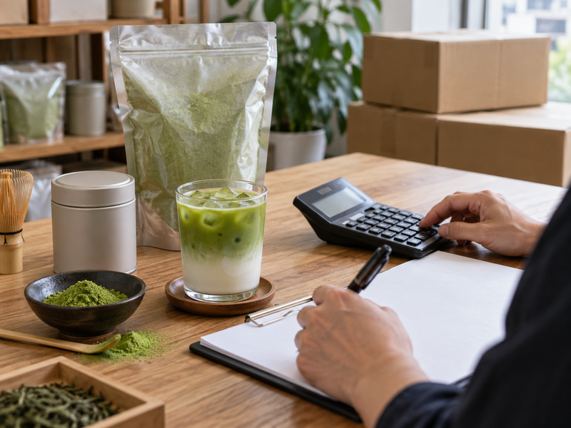 matcha wholesale vs retail cost per sale