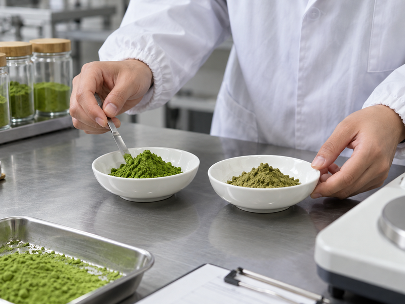 matcha shelf life quality check