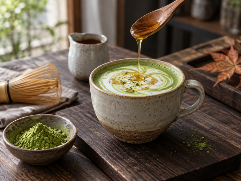 Maple matcha for commercial tea and food service