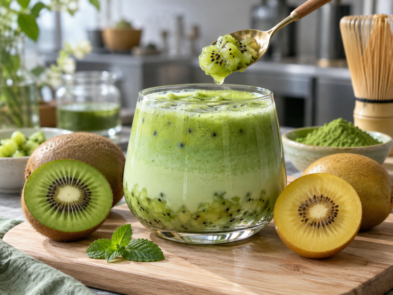Kiwi matcha for commercial tea and food service