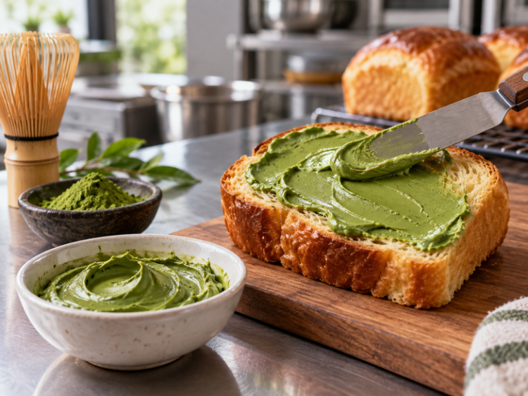 Matcha spread for commercial tea and food service