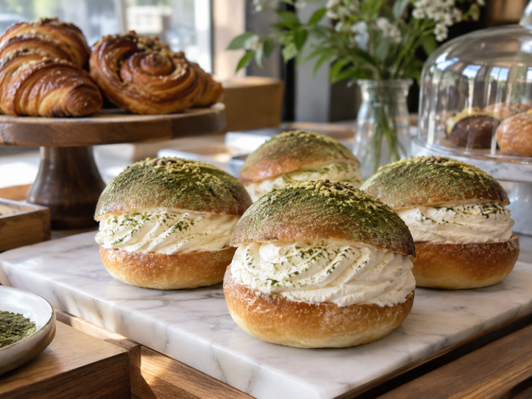 Matcha maritozzi featured image
