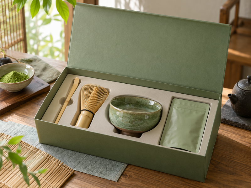 Matcha spoon preparation and quality check 4