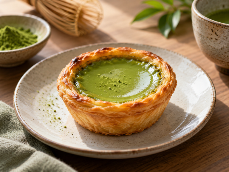 Matcha egg tart featured image