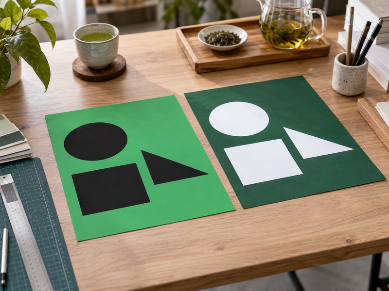 Matcha green hex code preparation and quality check 3