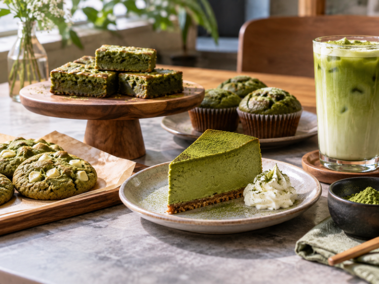 Matcha flavored snacks featured image