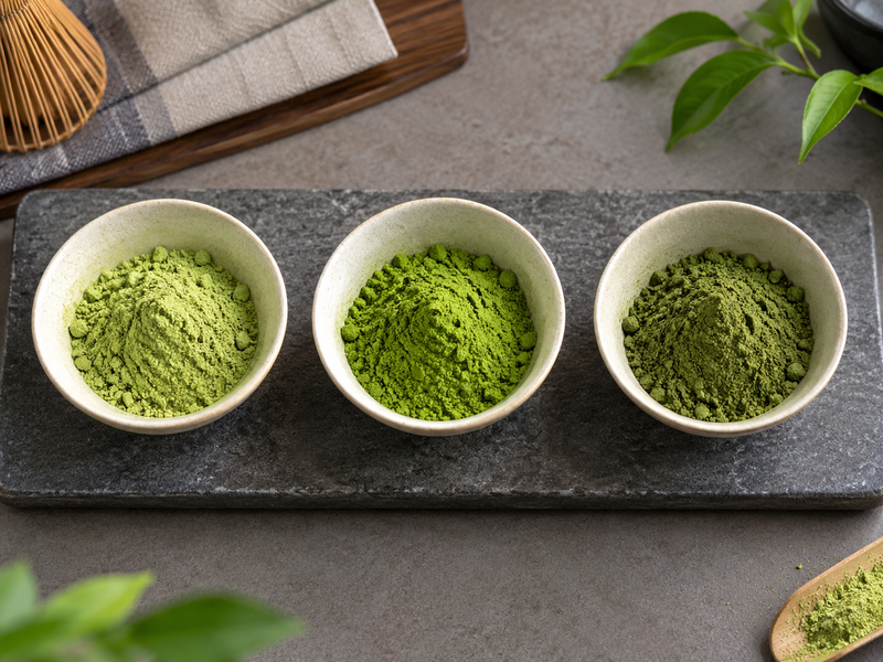 Matcha grades preparation and quality check 1