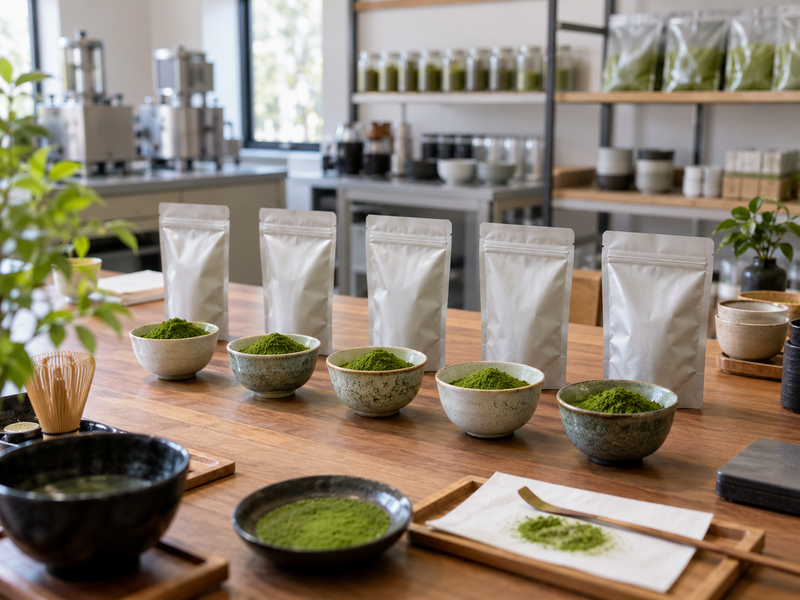 Matcha grades preparation and quality check 2