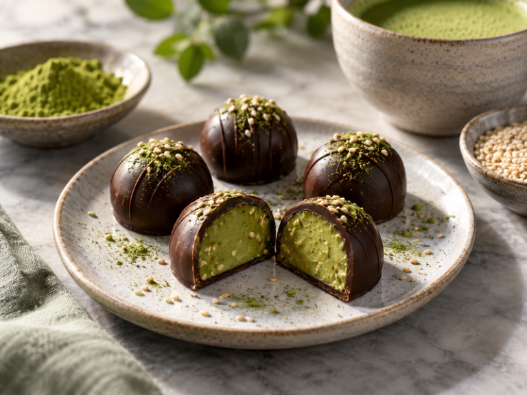 Matcha pralines featured image