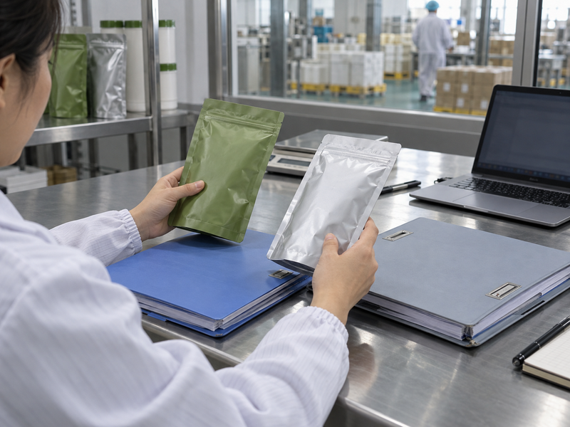 Organic matcha purchase file connected to final carton list