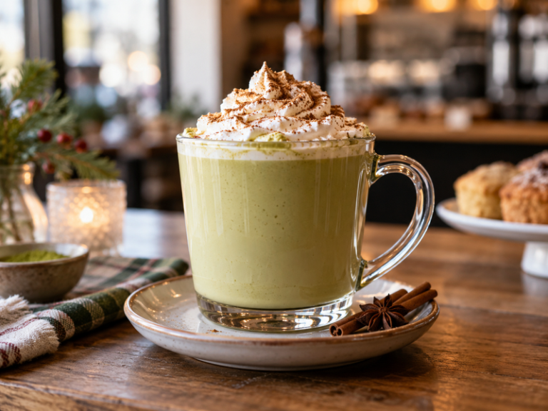 Matcha eggnog featured image