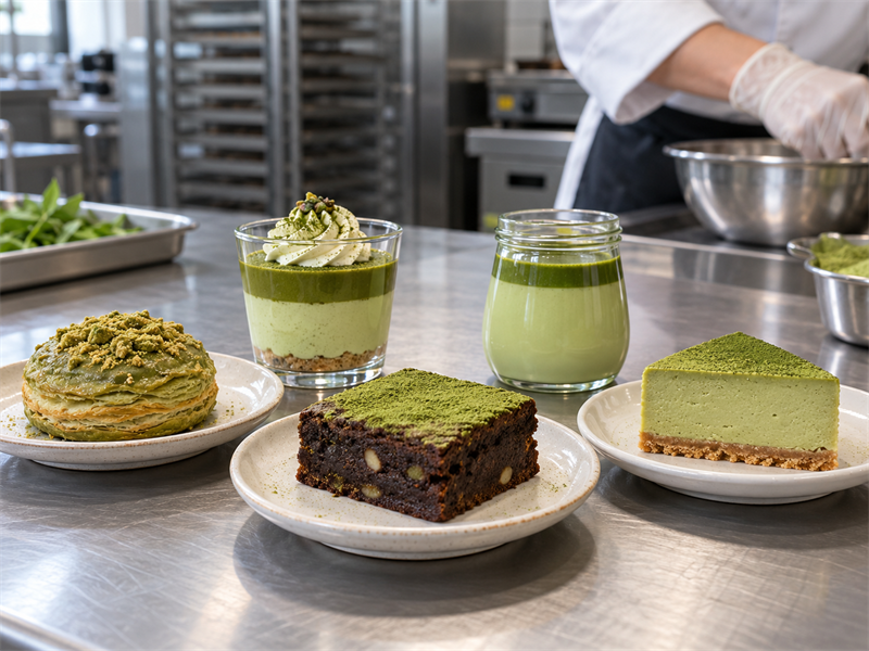Matcha dessert recipes preparation and quality check 1