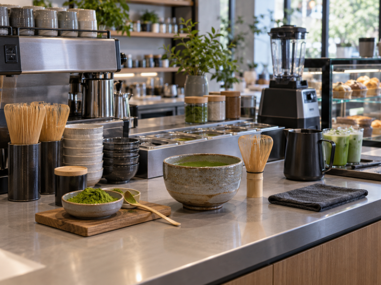 Matcha cafe equipment featured image