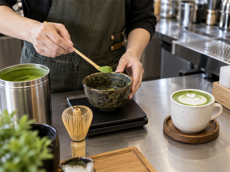 Matcha drink recipes preparation and quality check 2