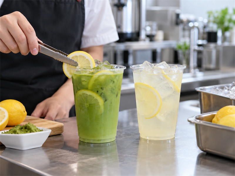 Matcha drink recipes preparation and quality check 3