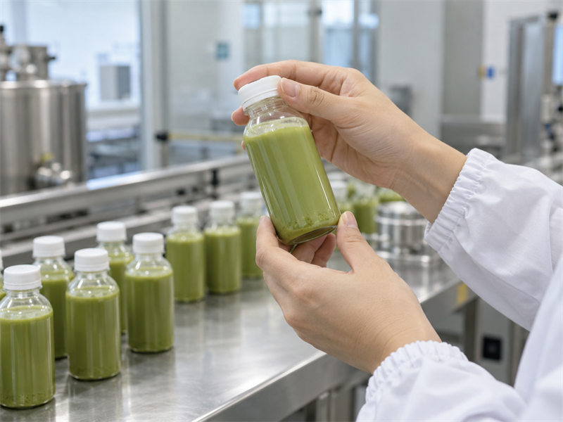 Matcha drink recipes preparation and quality check 5