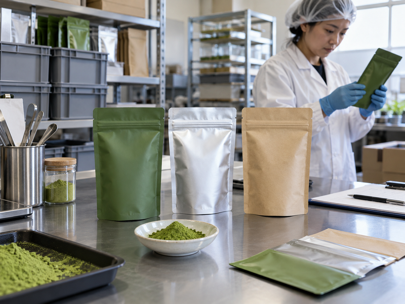 Annotated packaging film specification and approval documents