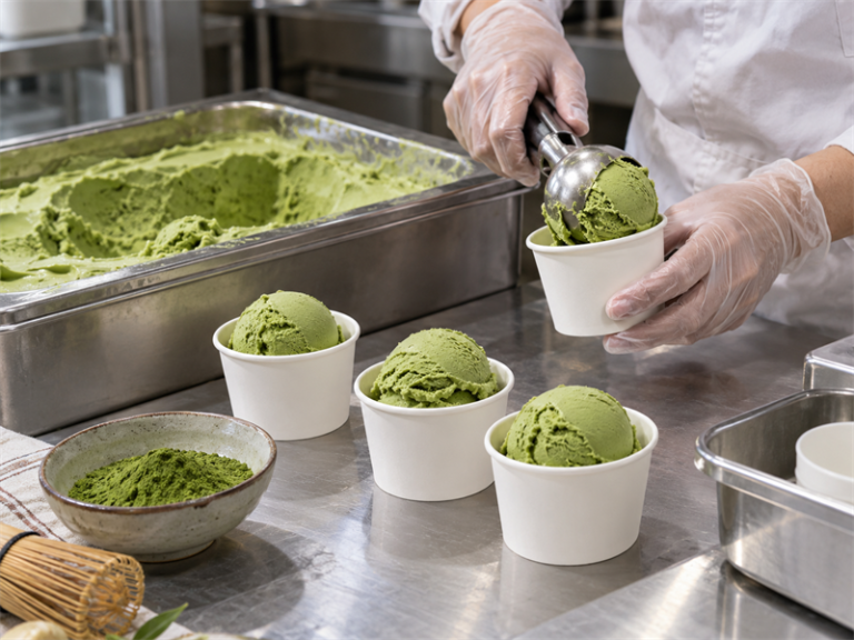 Matcha ice cream recipe featured image