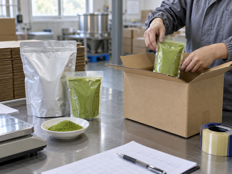 Approved matcha process map compared with a proposed supplier change