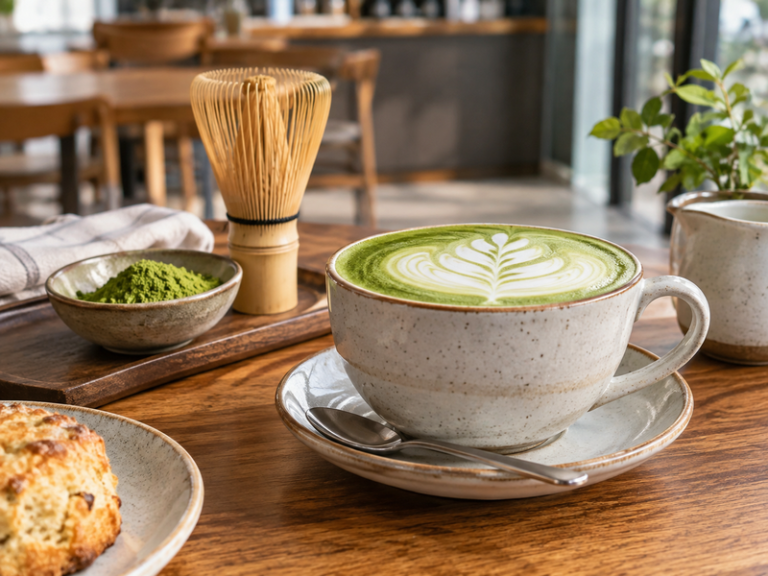Matcha chai featured image