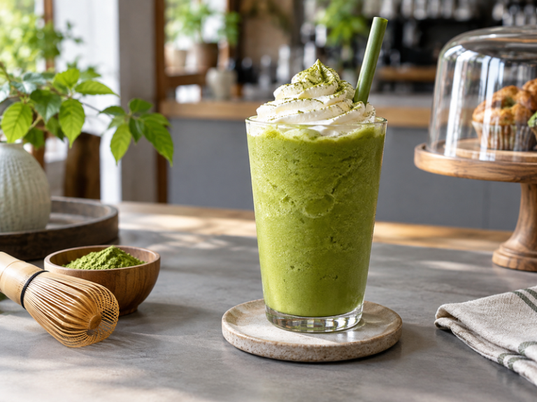Matcha slushie featured image