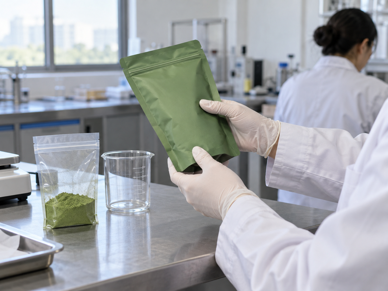 Nishio matcha SKU sample beside a detailed wholesale quotation