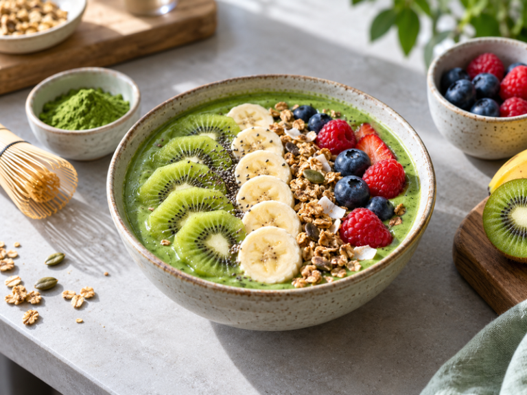 Matcha smoothie bowl featured image