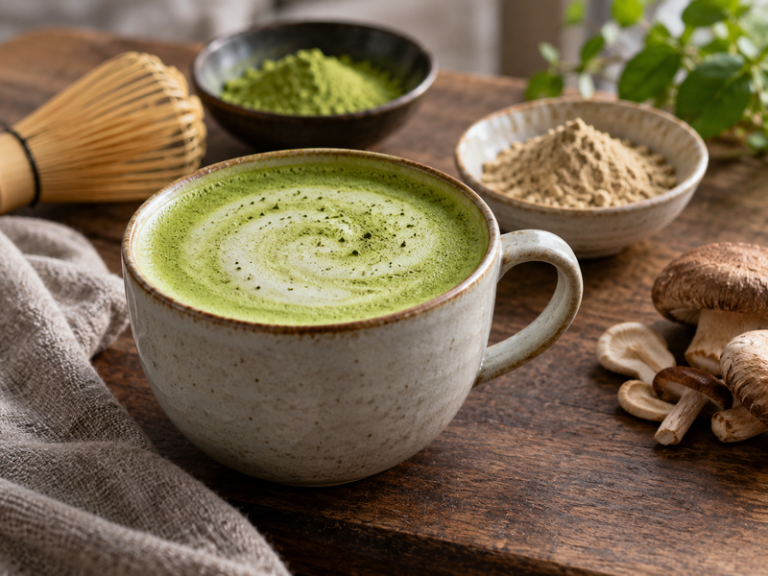 Mushroom matcha featured image