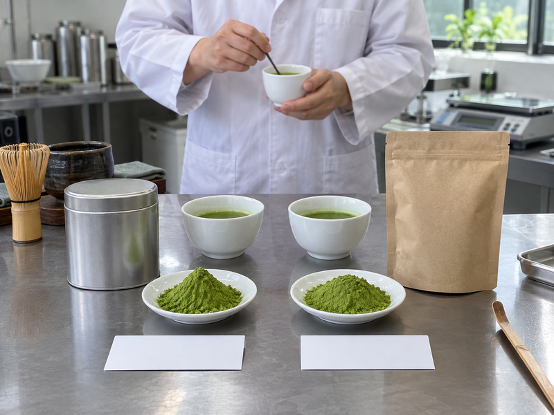Blind sensory comparison of Kagoshima and other origin matcha lots
