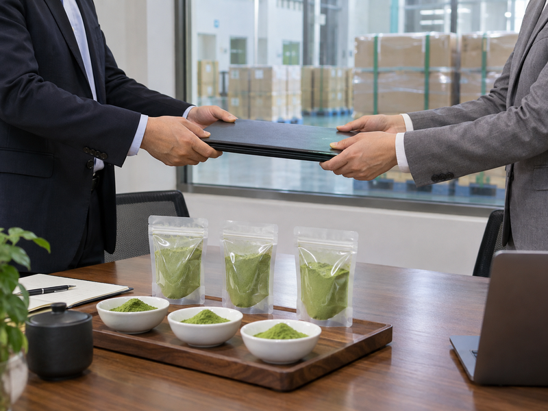 Released matcha inventory and buffer plan after a supply disruption