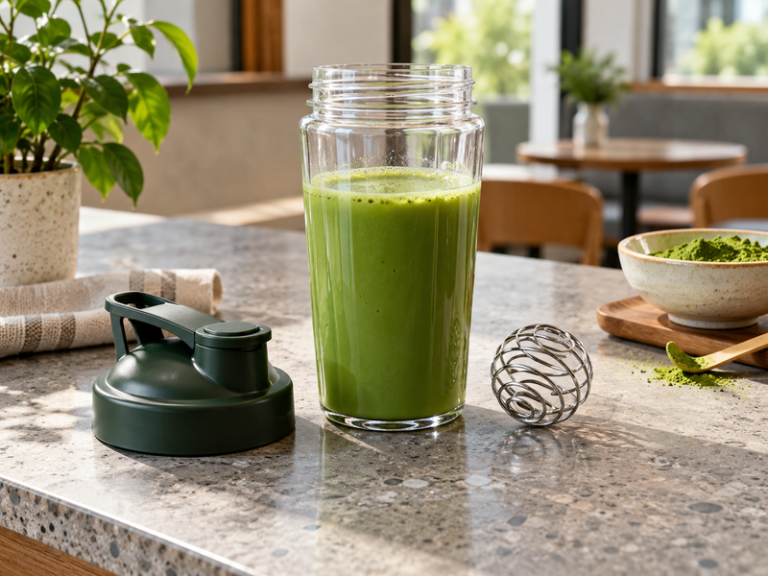Matcha shaker bottle featured image