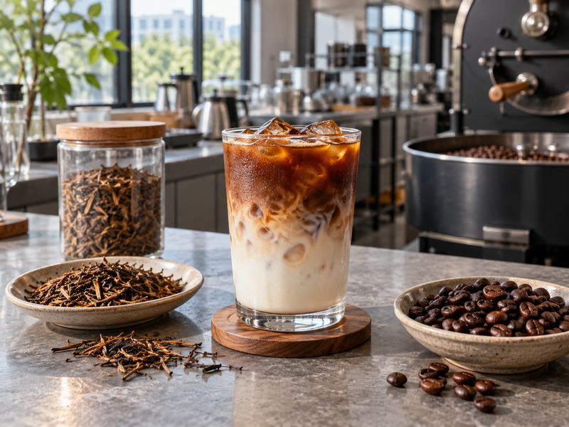 Hojicha coffee recipe trial